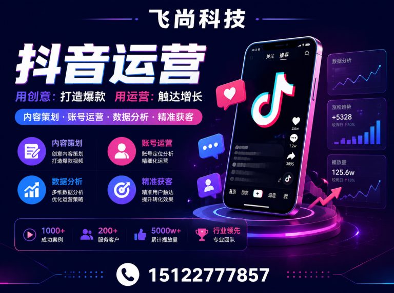 红桥区抖音运营展示图